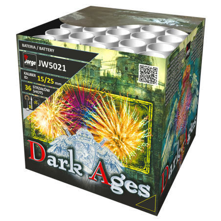 JW5021 Wyrzutnia Fajerwerków Dark Ages - 36 strzałów 15-25mm