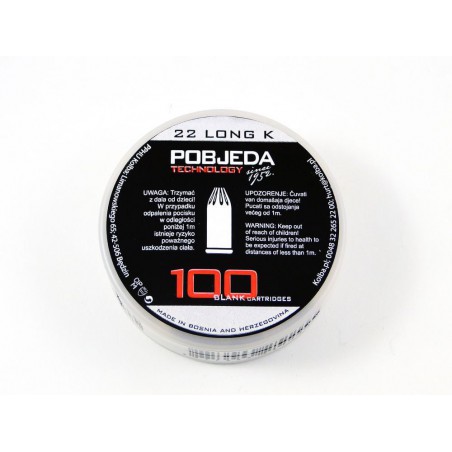 AMUNICJA Hukowa 6mm long PTG Pobjeda 100 sztuk