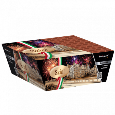 TXB746 Wyrzutnia Fajerwerków SZIA! - 138 strzałów 20mm