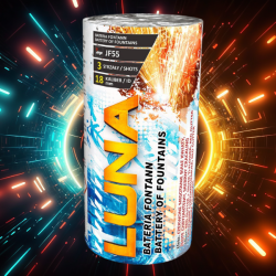 Fontanna Fajerwerki Luna JF55 - 3 Strzały | 45 Sekund | Jorge