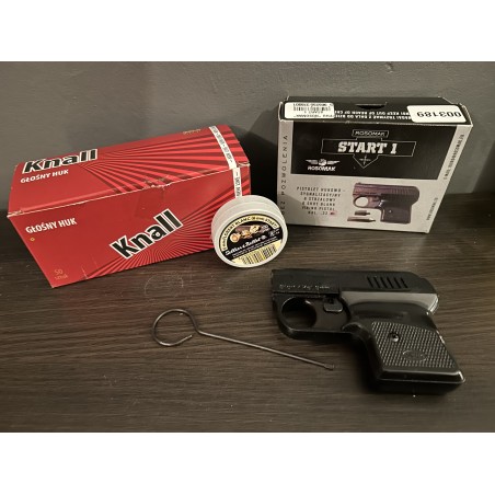 PISTOLET HUKOWY START 1 + 100 SZTUK AMUNICJI + 50 SZTUK RAC PISTOLETOWYCH