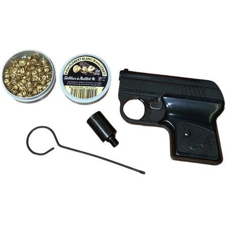 PISTOLET HUKOWY START 1 + NABOJE + RACE + KABURA + OLEJ