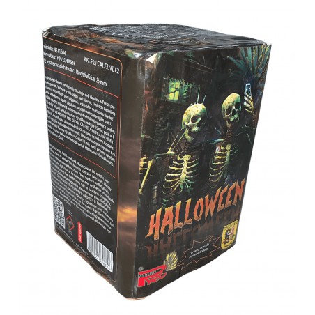 NS11604 Wyrzutnia Fajerwerków Halloween - 16 strzałów 24 mm