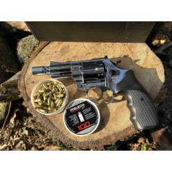 Rewolwer Hukowy 6mm BAS Voltran EKOL Viper 2.5 cala SHINY CHROME + 100 SZTUK AMUNICJI + 50 RAC GWR20