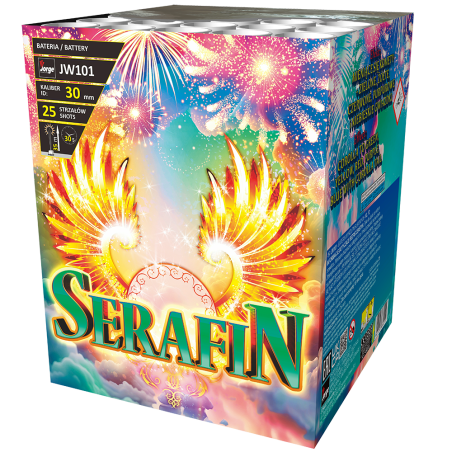 JW101 Wyrzutnia Fajerwerków SERAFIN 25 strzałów 30 mm