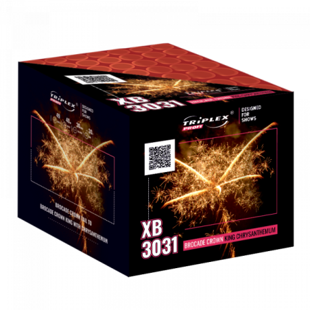 XB3031 Wyrzutnia Fajerwerków BROCADE KING CHRYSANTHEMUM - 49 strzałów 30mm