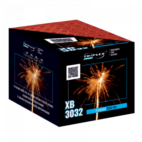 XB3032 Wyrzutnia Fajerwerków TI GOLDEN COCO TAIL - 49 strzałów 30mm