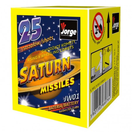 JW01 Wyrzutnia Fajerwerków Saturn Missiles  - 25 strzałów 0.28"