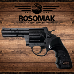 Rewolwer Hukowy Kaliber 6mm Long BAS Rosomak CZARNY FENIX DŁUGI