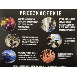 REWOLWER HUKOWY 6MM Fenix DŁUGI + NABOJE + RACE + KABURA + OLEJ