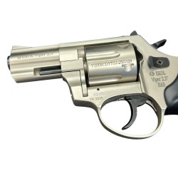 Rewolwer Hukowy 6mm BAS Voltran EKOL Viper 2.5 SATINA kal .22 Long Blanc