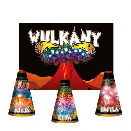 TXF780 Fajerwerki Wulkany Mini - 3 sztuki