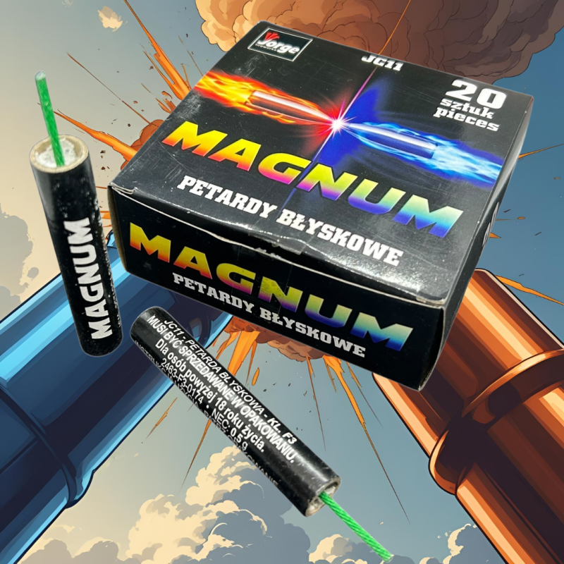 JC11 Petardy Hukowe MAGNUM - 20 sztuk