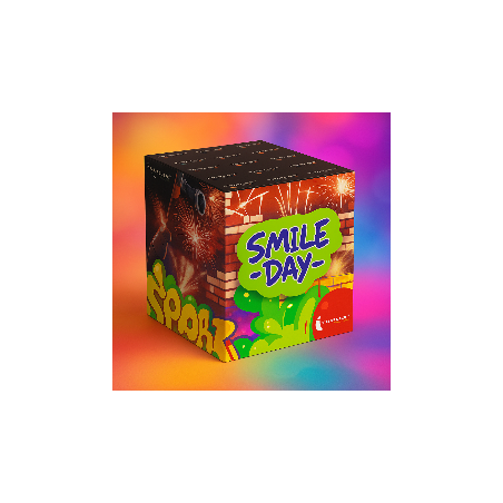Wyrzutnia Fajerwerków 20mm 16 Strzałów Smile Day TXB601