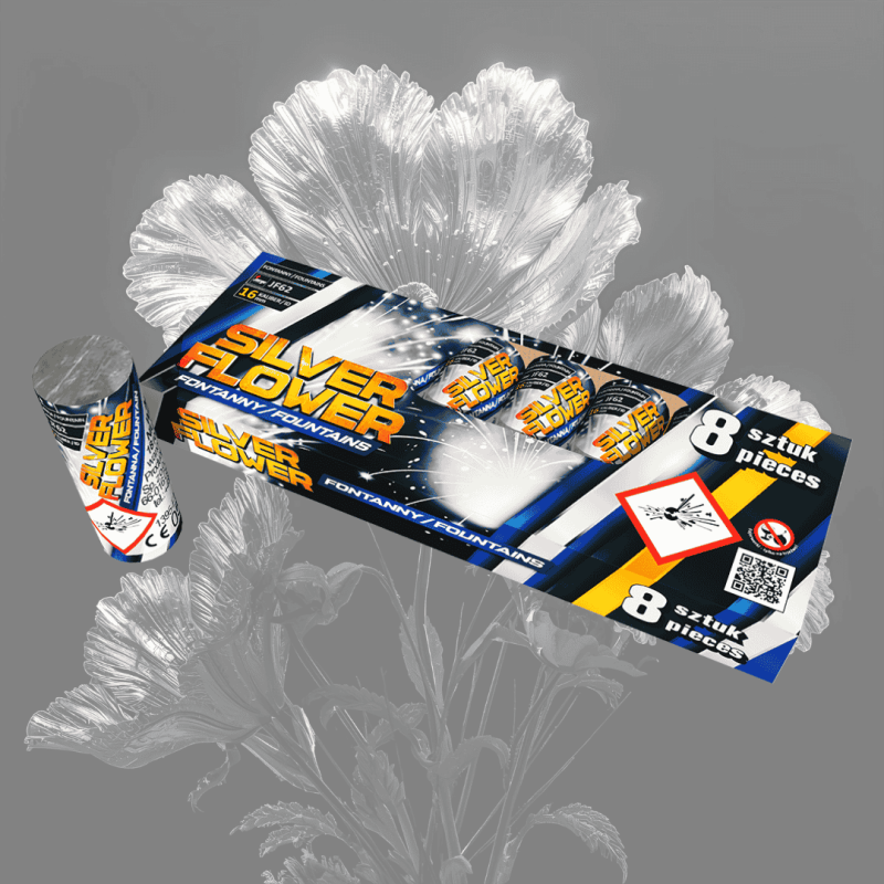 JF62 Fontanna Iskier SILVER FLOWER - 8 sztuk Kategoria F1