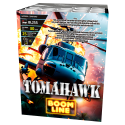 BL255 Wyrzutnia Fajerwerków TOMAHAWK - 25 Strzałów 30mm