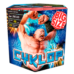 JW110 Wyrzutnia Fajerwerków CYKLOP - 19 Strzałów 48mm