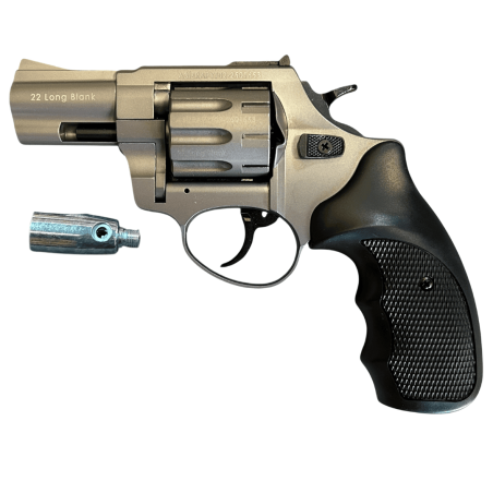 Rewolwer Hukowy ZORAKI R1-K6L 2.5" Kaliber 6mm LONG Blank SZARY TYTANOWY