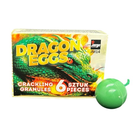 JM14 Trzaskające Granulki DRAGON EGGS - 6 sztuk