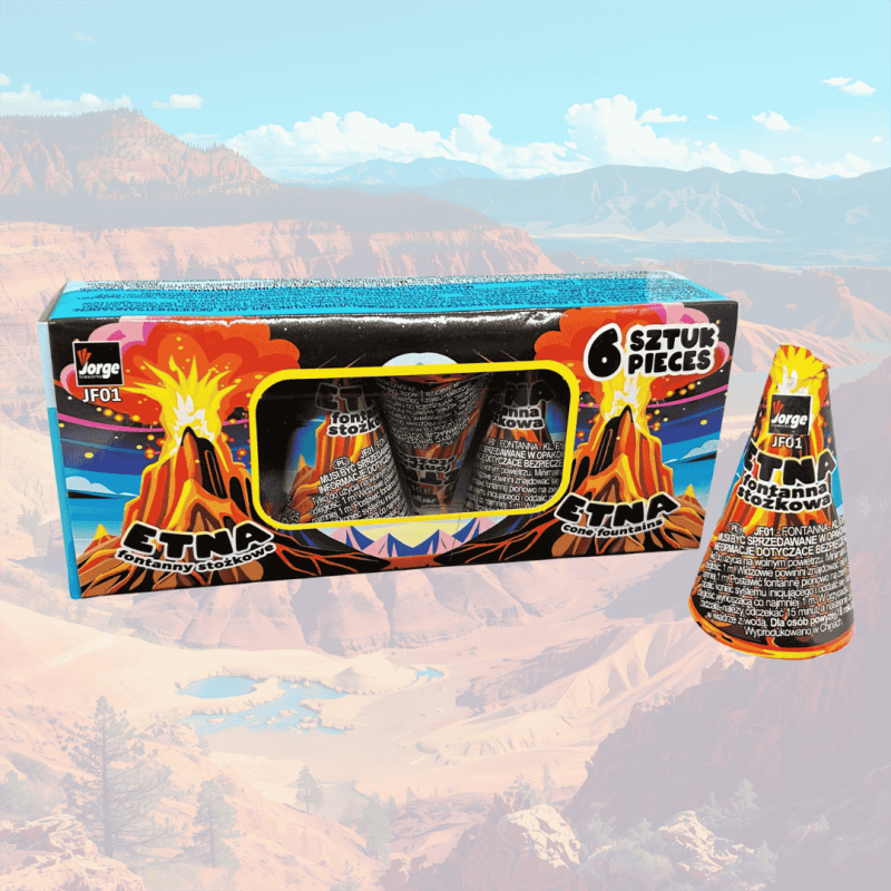 JF01 Fontanna Iskier ETNA - 6 sztuk Kategoria F1 JF01 Fontanna Iskier ETNA - 6 sztuk Kategoria F1