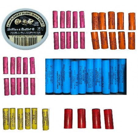 Zestaw Amunicji Hukowej 6mm Short i Rac Pistoletowych