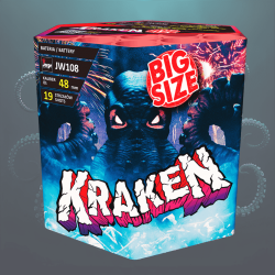 JW108 Wyrzutnia Fajerwerków KRAKEN - 19 Strzałów 48mm