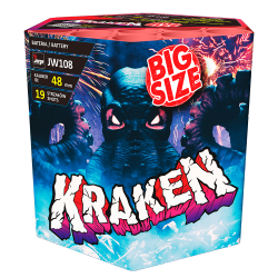 JW108 Wyrzutnia Fajerwerków KRAKEN - 19 Strzałów 48mm