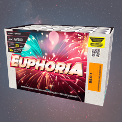 JW200 Wyrzutnia Fajerwerków EUPHORIA - 36 Strzałów 25mm
