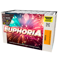 JW200 Wyrzutnia Fajerwerków EUPHORIA - 36 Strzałów 25mm