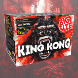JW822 Wyrzutnia Fajerwerków KING KONG - 31 Strzałów 38mm