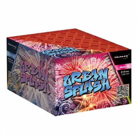TXB739 Wyrzutnia Fajerwerków URBAN SPLASH - 36 strzałów 20mm