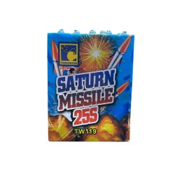 TW117 Wyrzutnia Fajerwerków SATURN MISSILE KATIUSZE  - 25 strzałów 7mm