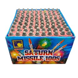 TW120 Wyrzutnia Fajerwerków SATURN MISSILE KATIUSZE  - 100 strzałów 7mm