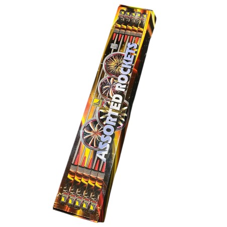 TR17 Fajerwerki Rakiety ASSORTED ROCKETS - 10 sztuk