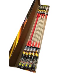 TR17 Fajerwerki Rakiety ASSORTED ROCKETS - 10 sztuk