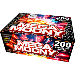 CB105 Wyrzutnia Fajerwerków MEGA MOCNY - 200 Strzałów 25/30mm