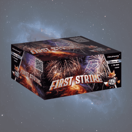 TXB331 Wyrzutnia Fajerwerków FIRST STRIKE - 84 strzały 14mm
