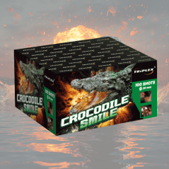TXB1691 Wyrzutnia Fajerwerków CROCODILE SMILE - 100 strzałów 20mm