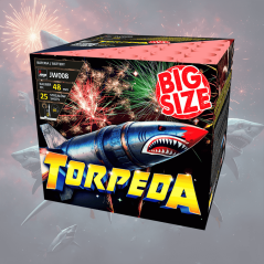 JW008 Wyrzutnia Fajerwerków TORPEDA - 25 Strzałów 48mm