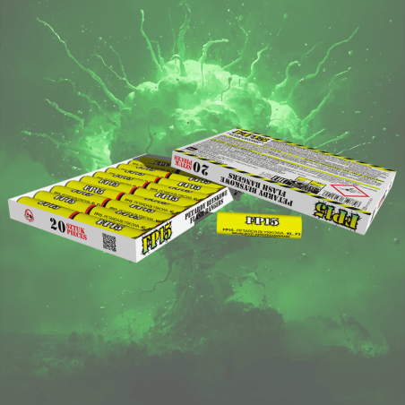 FP15 Petardy Hukowe FLASH BANGERS WITH FUSE - 20 sztuk