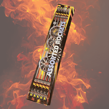 TR17 Fajerwerki Rakiety ASSORTED ROCKETS - 10 sztuk