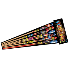 JA048 Fajerwerki Rakiety ZESTAW RAKIET Festival - 15 sztuk