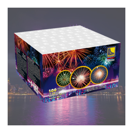 TW268 Wyrzutnia Fajerwerków Od Tomaszka - 100 strzałów 20mm