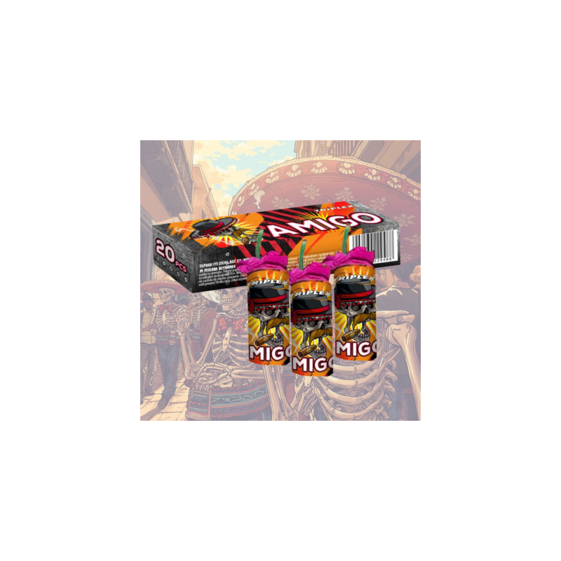 TXP948 Petardy Hukowe STROBOSKOPOWE AMIGO - 20 sztuk