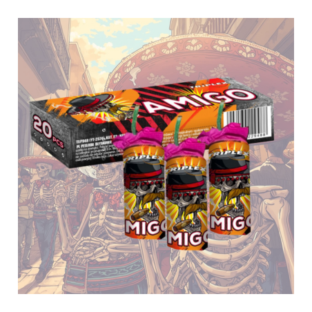 TXP948 Petardy Hukowe STROBOSKOPOWE AMIGO - 20 sztuk