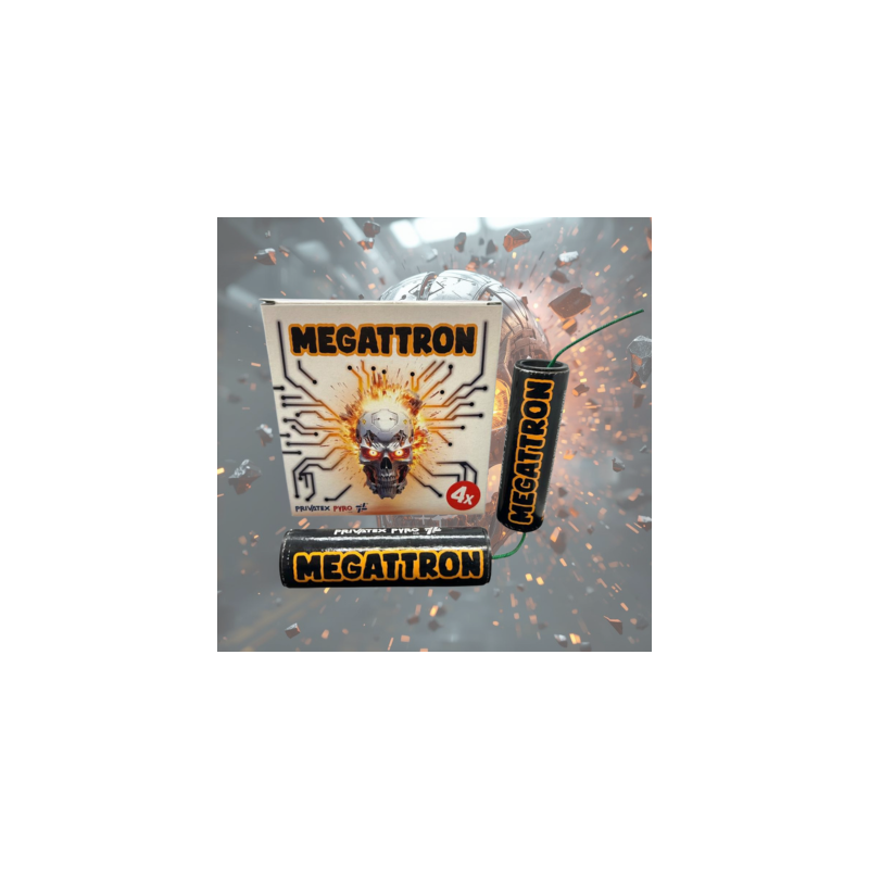 Petardy Hukowe MEGATTRON 5 GRAMÓW - 4 sztuki 20G NEC