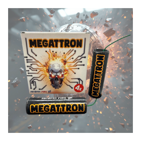Petardy Hukowe MEGATTRON 5 GRAMÓW - 4 sztuki 20G NEC