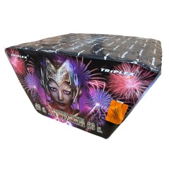 Wyrzutnia Fajerwerków Kątowa Intense TXB052 - 63 strzały 24 mm