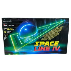 Wyrzutnia fajerwerków Space Line IV JW820 - 76 strzałów, mix efektów i kalibrów