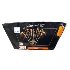 Wyrzutnia Fajerwerków KĄTOWA 25mm 40 Strzałów Triplex XB2001